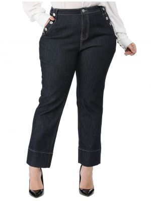 Women's Plus Size Career Straight Leg Bootcut Jeans