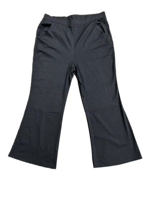 Plus Size Pants for Women Bell Bottom Flare Leg Stretchy High Waist with Pockets Long Pants