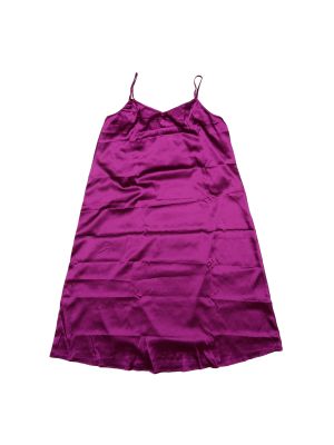 Plus Size Nightgowns for Women Satin Pajamas Sleeveless Slip Dress with Adjustable Spaghetti Strap